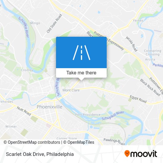 Mapa de Scarlet Oak Drive
