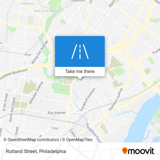 Rutland Street map