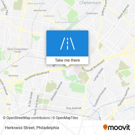 Herkness Street map