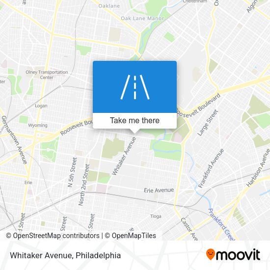 Whitaker Avenue map