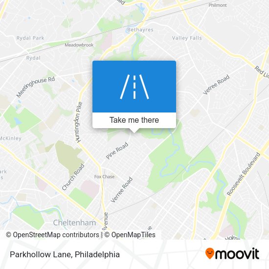 Parkhollow Lane map