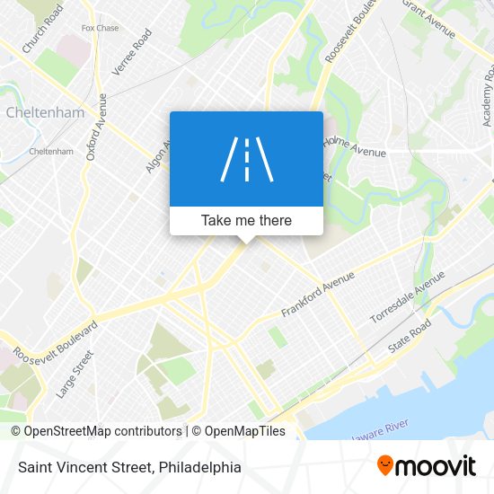 Mapa de Saint Vincent Street