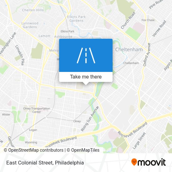 East Colonial Street map