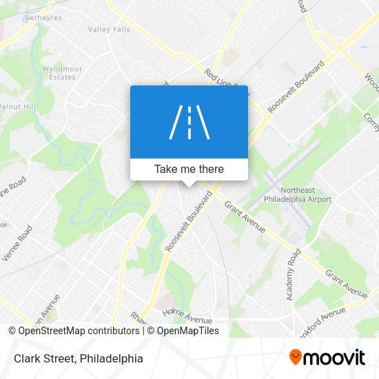 Mapa de Clark Street
