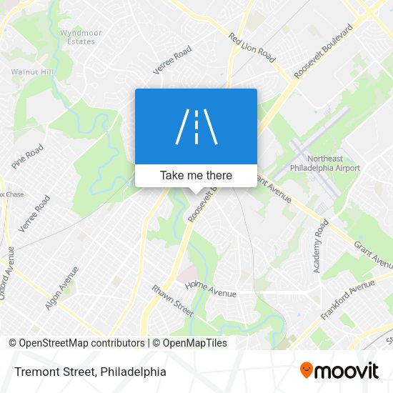 Tremont Street map