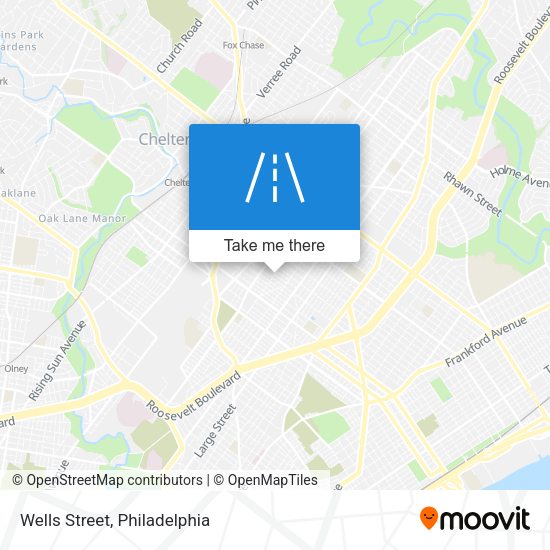 Mapa de Wells Street