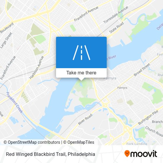Mapa de Red Winged Blackbird Trail