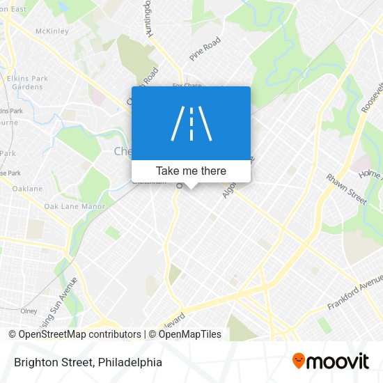 Mapa de Brighton Street