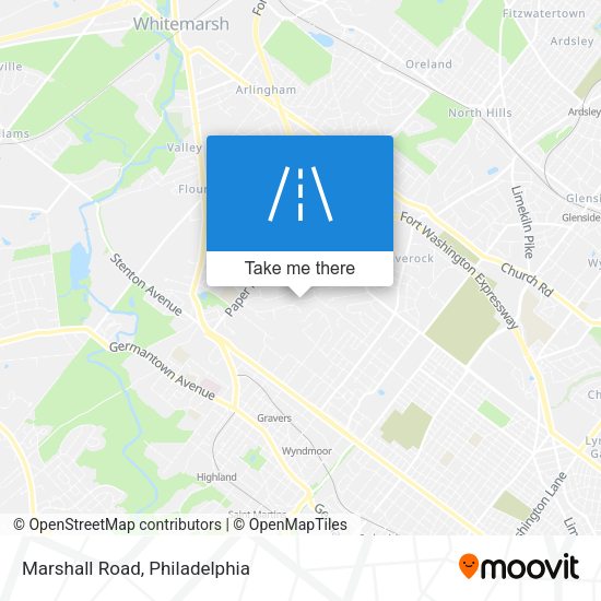 Mapa de Marshall Road