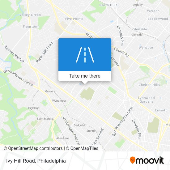 Mapa de Ivy Hill Road