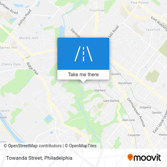 Mapa de Towanda Street