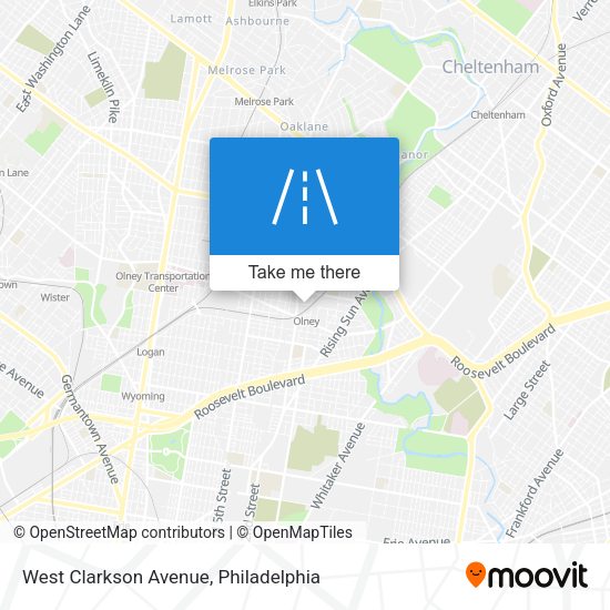 Mapa de West Clarkson Avenue