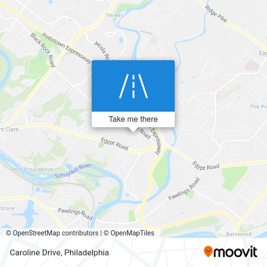 Caroline Drive map
