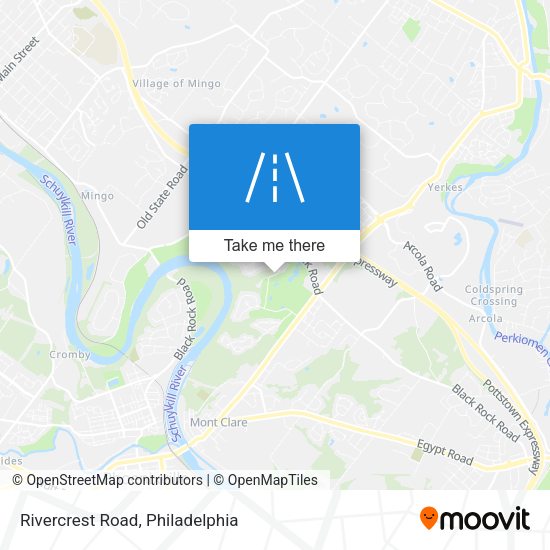 Rivercrest Road map