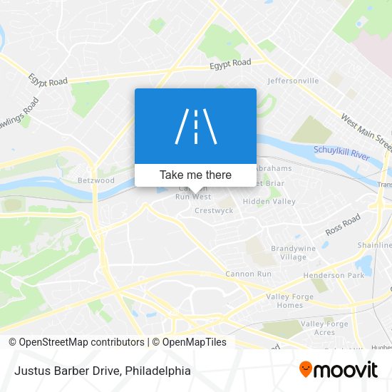 Justus Barber Drive map