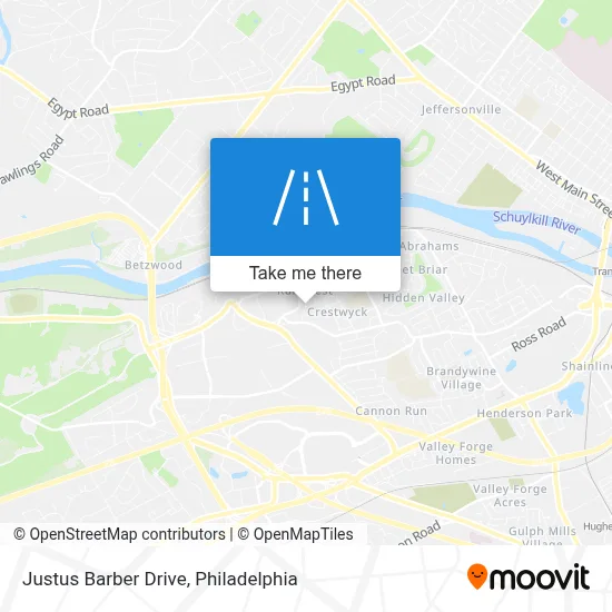 Justus Barber Drive map