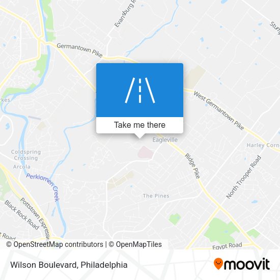 Wilson Boulevard map