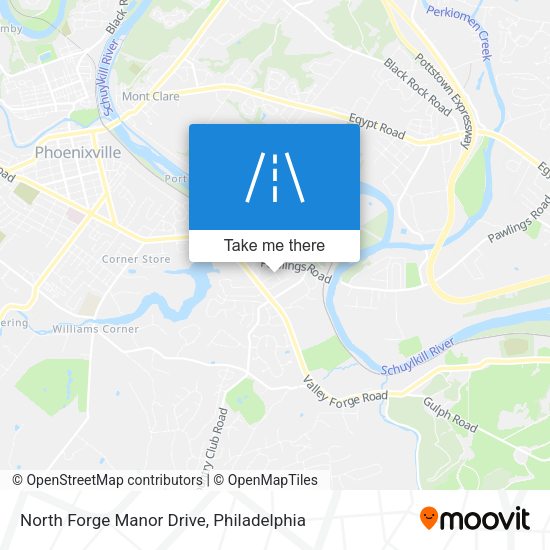 North Forge Manor Drive map