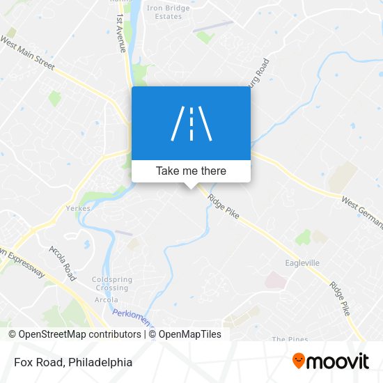 Mapa de Fox Road