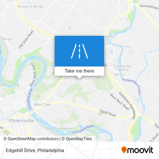 Edgehill Drive map