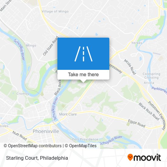 Starling Court map