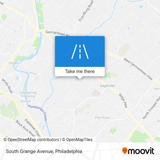 South Grange Avenue map