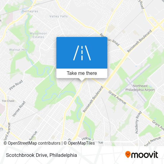 Scotchbrook Drive map