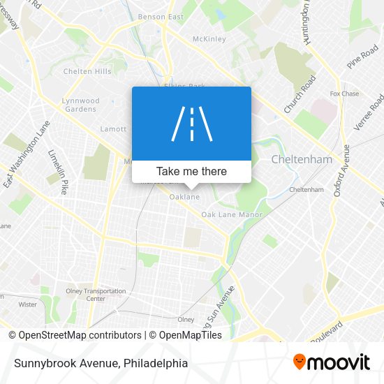 Sunnybrook Avenue map