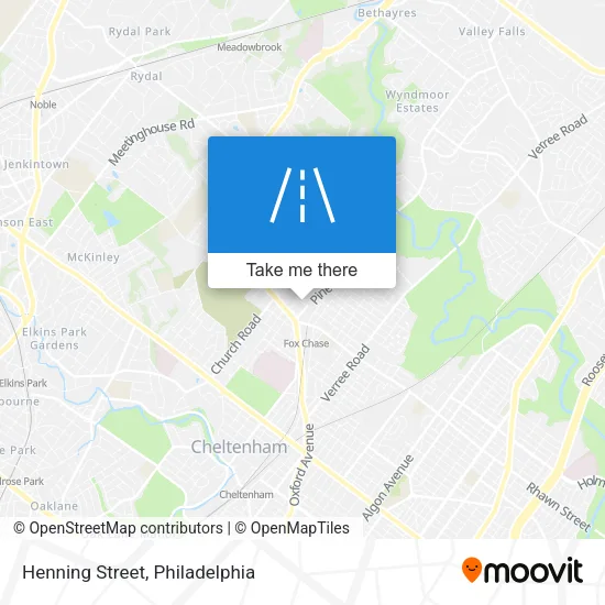 Henning Street map