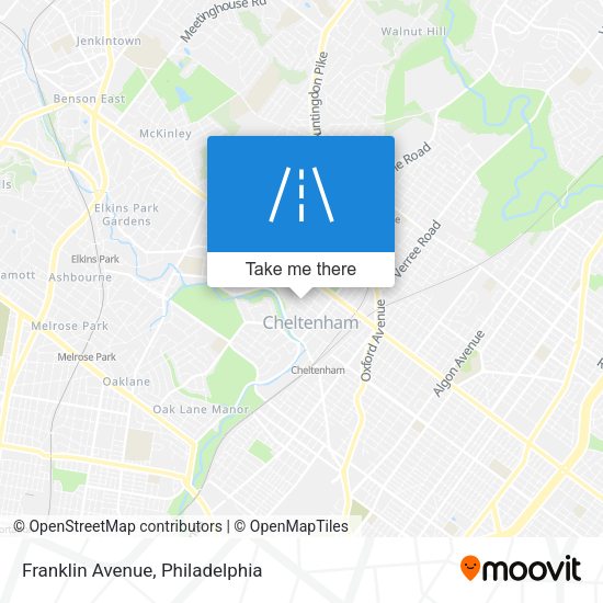 Mapa de Franklin Avenue