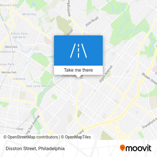 Mapa de Disston Street