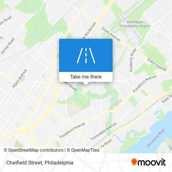 Chelfield Street map