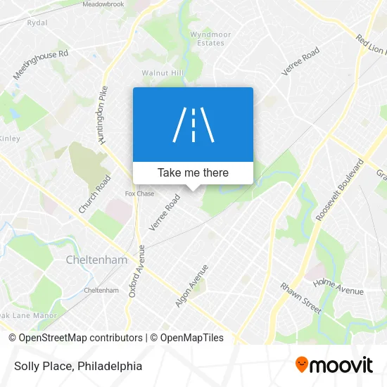 Solly Place map