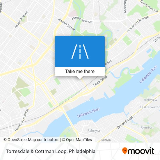 Torresdale & Cottman Loop map