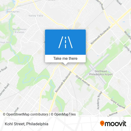 Kohl Street map