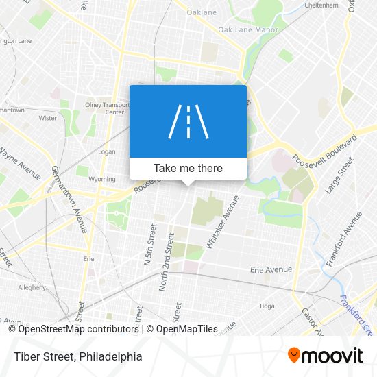Mapa de Tiber Street