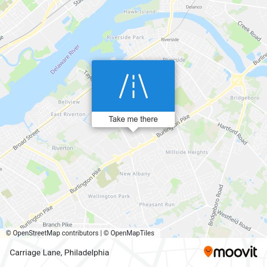 Mapa de Carriage Lane