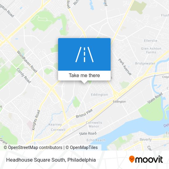 Mapa de Headhouse Square South