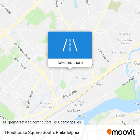 Headhouse Square South map