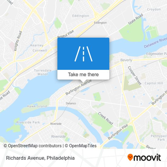 Richards Avenue map