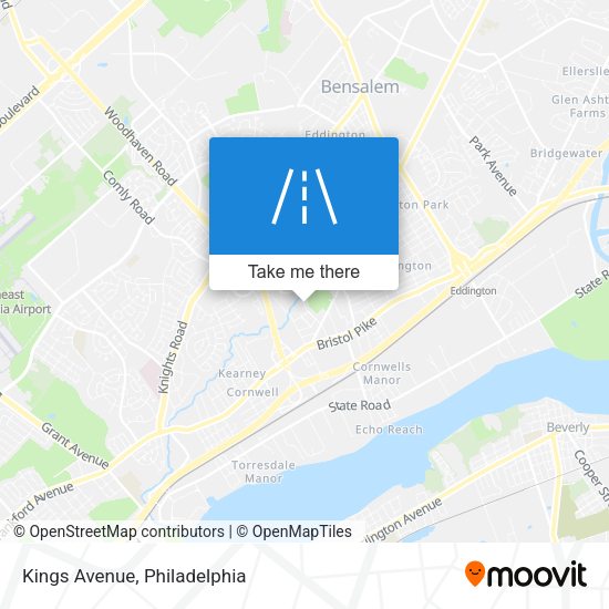 Mapa de Kings Avenue