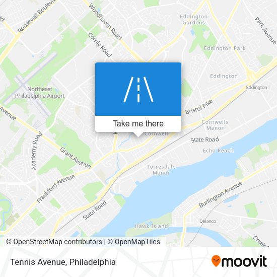 Mapa de Tennis Avenue