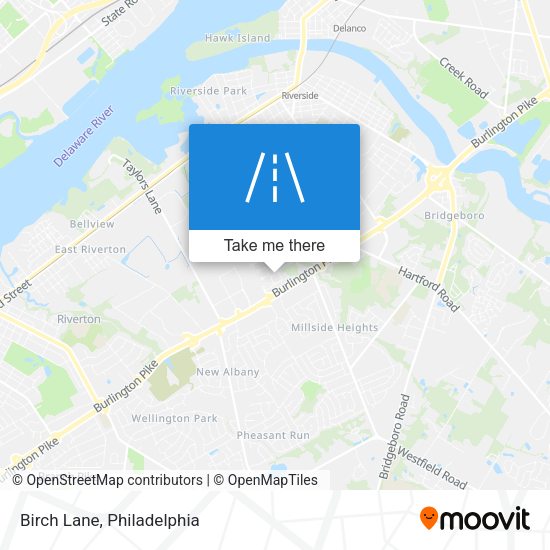 Mapa de Birch Lane