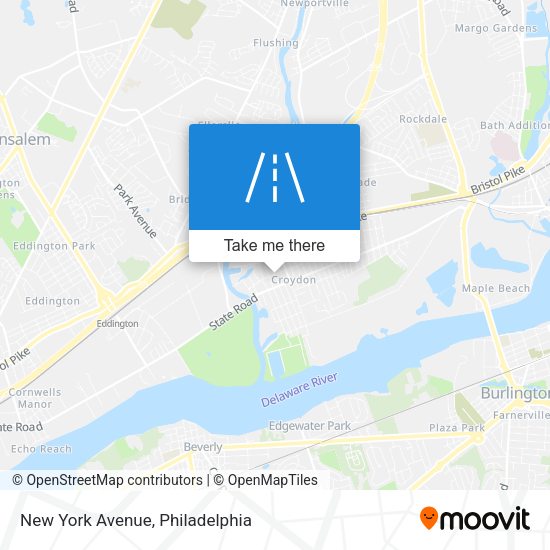 Mapa de New York Avenue