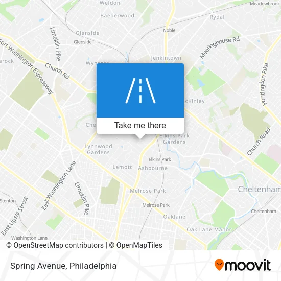 Mapa de Spring Avenue