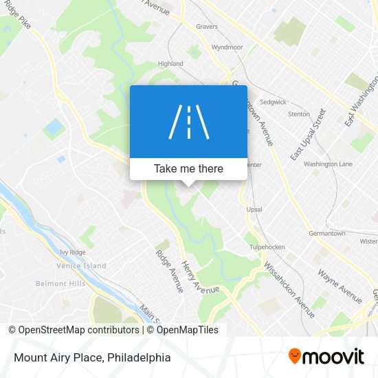 Mapa de Mount Airy Place