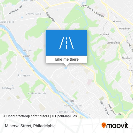 Mapa de Minerva Street