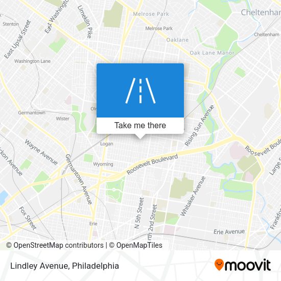 Mapa de Lindley Avenue