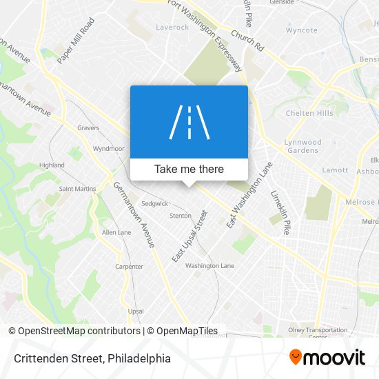 Crittenden Street map