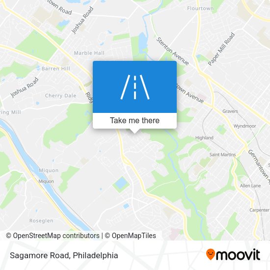 Sagamore Road map